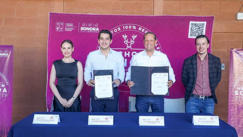 Gobierno de Sonora promueve distintivo “Hecho en Sonora” en empresa local de impacto internacional